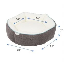 Frisco Sherpa Hexagon Bolster Cat & Dog Bed -Hot Sale Pet Supplies 144813 PT1. AC SS1800 V1635534998