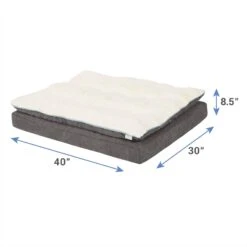 Frisco Plush Orthopedic Pillowtop Dog Bed W/Removable Cover -Hot Sale Pet Supplies 144858 PT2. AC SS1800 V1674228032