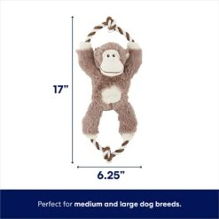 Frisco Monkey Plush With Rope Squeaky Dog Toy -Hot Sale Pet Supplies 147067 PT1. AC SS1800 V1674080695
