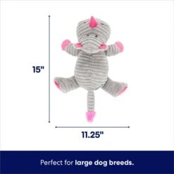 Frisco Rhino Corduroy Plush Squeaky Dog Toy -Hot Sale Pet Supplies 152828 PT1. AC SS1800 V1695671089