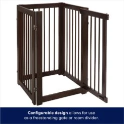 Frisco Deluxe Configurable 4-Panel Wood Dog Gate -Hot Sale Pet Supplies 156793 PT5. AC SS1800 V1671203001