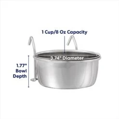 Frisco Stainless Steel Kennel Bowl Dog & Cat Bowl 7 Frisco Stainless Steel Kennel Bowl Dog & Cat Bowl -Hot Sale Pet Supplies 159871 PT1. AC SS1800 V1692728193