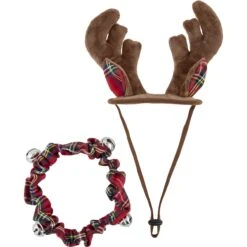 Frisco Holiday Antler Headband & Bell Collar Dog & Cat Costume -Hot Sale Pet Supplies 160658 PT3. AC SS1800 V1568818030