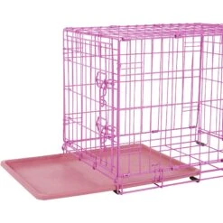 Frisco Fold & Carry Single Door Collapsible Wire Dog Crate, Pink 12 Frisco Fold & Carry Single Door Collapsible Wire Dog Crate, Pink -Hot Sale Pet Supplies 160806 PT3. AC SS1800 V1561066324