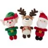 Frisco Holiday Santa's Helpers Plush Squeaky Dog Toy, 3 Count -Hot Sale Pet Supplies 164633 MAIN. AC SS1800 V1694813220