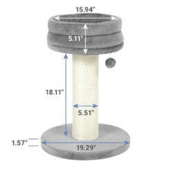 Frisco 24.8-in Heavy Duty Faux Fur Cat Tree 9 Frisco 24.8-in Heavy Duty Faux Fur Cat Tree -Hot Sale Pet Supplies 169397 PT1. AC SS1800 V1617724939