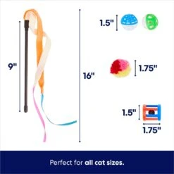 Frisco Plush, Teaser & Ball Variety Pack Cat Toy With Catnip -Hot Sale Pet Supplies 169686 PT2. AC SS1800 V1691783915