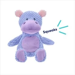 Frisco Hippo Textured Plush Squeaky Dog Toy -Hot Sale Pet Supplies 174697 PT2. AC SS1800 V1695659158