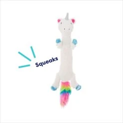 Frisco Unicorn Skinny Plush Squeaky Dog Toy -Hot Sale Pet Supplies 174713 PT2. AC SS1800 V1695670691