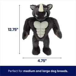 Frisco Rhino Muscle Plush Squeaky Dog Toy -Hot Sale Pet Supplies 174719 PT1. AC SS1800 V1691783910
