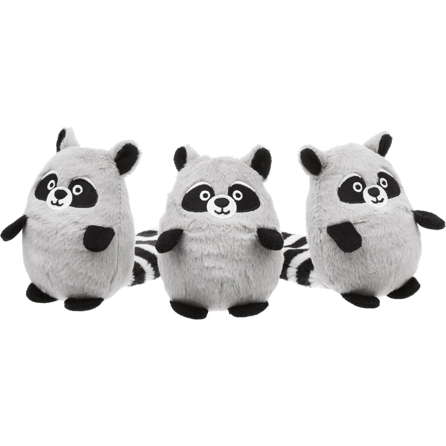 Frisco Trash Can & Raccoons Hide & Seek Puzzle Plush Squeaky Dog Toy Refills 3 Frisco Trash Can & Raccoons Hide & Seek Puzzle Plush Squeaky Dog Toy Refills