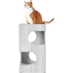 Frisco 28-in Modern Cat Tree & Condo -Hot Sale Pet Supplies 177899 PT4. AC SS1800 V1584453174