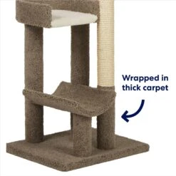 Frisco 69-in Real Carpet Wooden Cat Tree -Hot Sale Pet Supplies 208926 PT2. AC SS1800 V1667228667