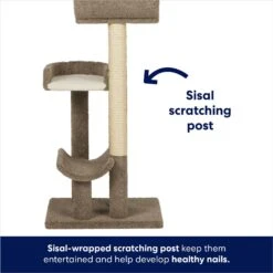 Frisco 69-in Real Carpet Wooden Cat Tree -Hot Sale Pet Supplies 208926 PT4. AC SS1800 V1667228001