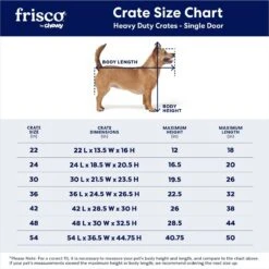 Frisco Heavy Duty Single Door Wire Dog Crate -Hot Sale Pet Supplies 210677 PT2. AC SS1800 V1667859376