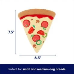 Frisco Pizza Slice Plush Squeaky Dog Toy -Hot Sale Pet Supplies 213818 PT1. AC SS1800 V1695748833