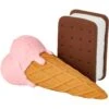 Frisco Ice Cream Sandwich & Ice Cream Cone Latex Squeaky Dog Toy -Hot Sale Pet Supplies 213840 MAIN. AC SS1800 V1590069381