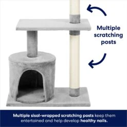 Frisco 38-in Cat Tree With Condo, Top Perch & Toy -Hot Sale Pet Supplies 214377 PT3. AC SS1800 V1667227088