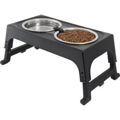 Frisco Stainless Steel Bowls With Adjustable Elevated Holder 9 Frisco Stainless Steel Bowls With Adjustable Elevated Holder -Hot Sale Pet Supplies 216015 PT2. AC SS1800 V1591020383