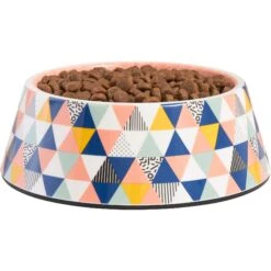 Frisco Colorful Geometric Melamine Bowl -Hot Sale Pet Supplies 216054 PT2. AC SS1800 V1591020749