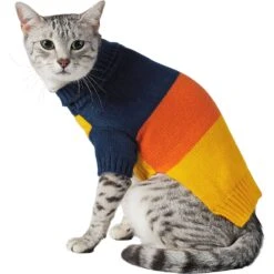 Frisco Colorblock Dog & Cat Turtleneck Sweater With Sleeves -Hot Sale Pet Supplies 223819 PT2. AC SS1800 V1599481036