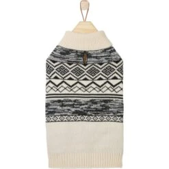 Frisco Black & Cream Turtleneck Sweater -Hot Sale Pet Supplies 223850 PT3. AC SS1800 V1599053779