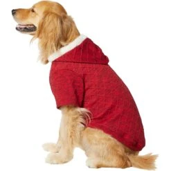 Frisco Textured Knit Dog & Cat Hoodie -Hot Sale Pet Supplies 224233 PT2. AC SS1800 V1637685691