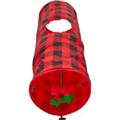 Frisco Holiday Buffalo Plaid Foldable Play Tunnel Cat Toy With Catnip 9 Frisco Holiday Buffalo Plaid Foldable Play Tunnel Cat Toy With Catnip -Hot Sale Pet Supplies 228549 PT2. AC SS1800 V1632774784