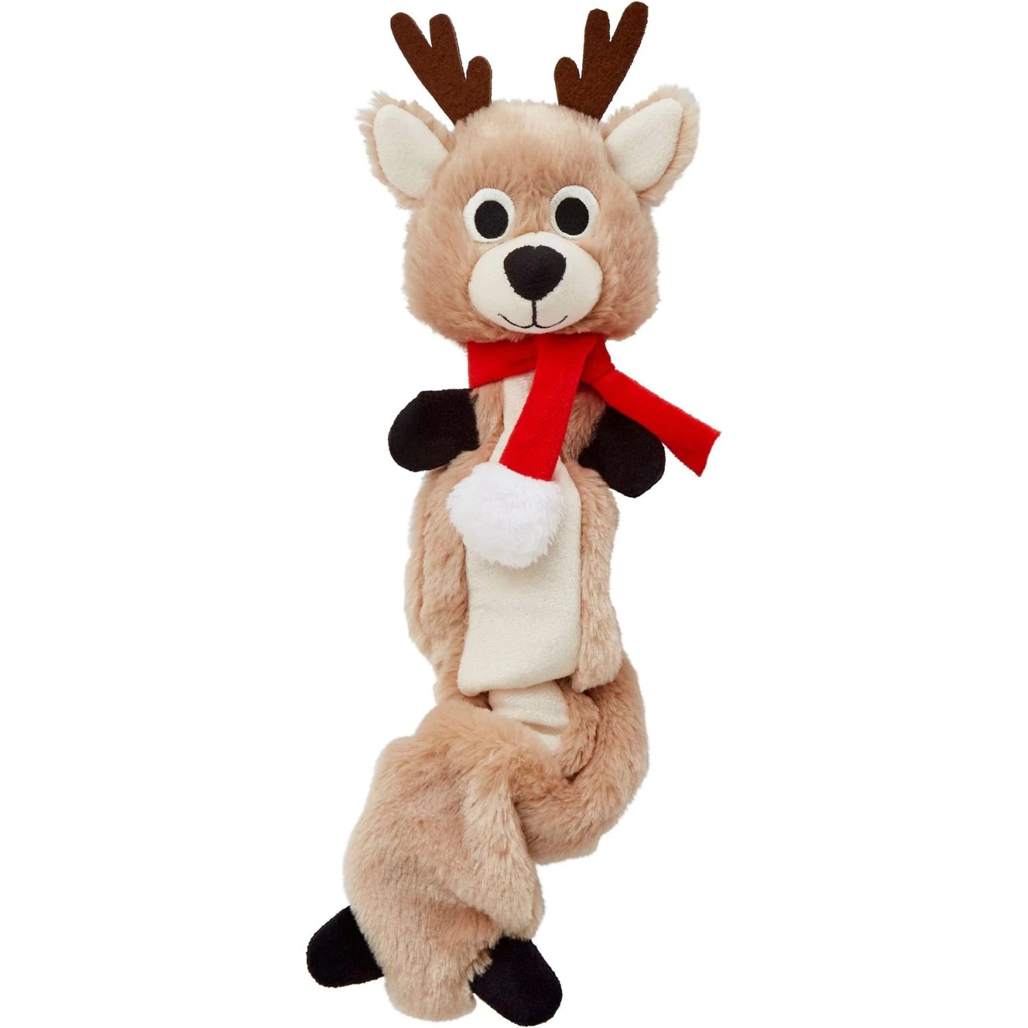 Frisco Holiday Reindeer Bungee Plush Squeaky Dog Toy 3 Frisco Holiday Reindeer Bungee Plush Squeaky Dog Toy