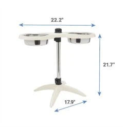 Frisco Adjustable Stainless Steel Double Elevated Dog Bowls -Hot Sale Pet Supplies 232097 PT6. AC SS1800 V1605747106