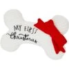 Frisco Holiday My First Christmas Bone Plush Squeaky Dog Toy -Hot Sale Pet Supplies 233166 MAIN. AC SS1800 V1694813841
