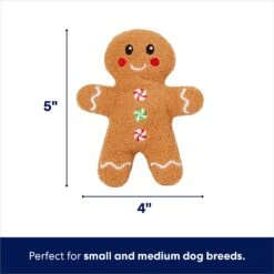 Frisco Holiday Milk & Gingerbread Cookies Hide & Seek Puzzle Plush Squeaky Dog Toy -Hot Sale Pet Supplies 233262 PT2. AC SS1800 V1694809545