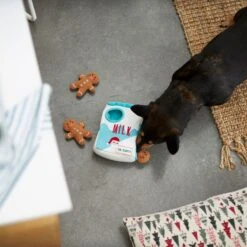 Frisco Holiday Milk & Gingerbread Cookies Hide & Seek Puzzle Plush Squeaky Dog Toy -Hot Sale Pet Supplies 233262 PT5. AC SS1800 V1665759769