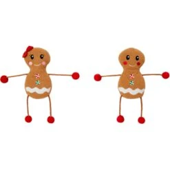 Frisco Holiday Gingerbread Pals Plush Kicker Cat Toy With Catnip, 2 Count -Hot Sale Pet Supplies 233303 PT3. AC SS1800 V1600708061