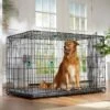 Frisco Heavy Duty Enhanced Lock Double Door Fold & Carry Wire Dog Crate & Mat Kit -Hot Sale Pet Supplies 233736 MAIN. AC SS1800 V1667229247