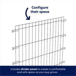 Frisco Heavy Duty Enhanced Lock Double Door Fold & Carry Wire Dog Crate & Mat Kit -Hot Sale Pet Supplies 233736 PT6. AC SS1800 V1671661487