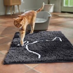 Frisco Microfiber Chenille Cat Silhouette Litter Mat 12 Frisco Microfiber Chenille Cat Silhouette Litter Mat -Hot Sale Pet Supplies 235902 PT4. AC SS1800 V1676556246