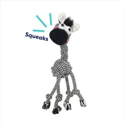 Frisco Zebra Rope Squeaky Dog Toy -Hot Sale Pet Supplies 242163 PT2. AC SS1800 V1691785246