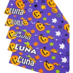 Frisco Halloween Pumpkins Personalized Dog & Cat Bandana -Hot Sale Pet Supplies 242815 PT4. AC SS1800 V1618511516