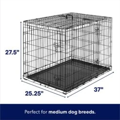Frisco Heavy Duty All-in-1 Multi-Stage 3 Door Collapsible Wire Dog Crate -Hot Sale Pet Supplies 247915 PT1. AC SS1800 V1611265560