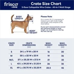 Frisco Heavy Duty All-in-1 Multi-Stage 3 Door Collapsible Wire Dog Crate -Hot Sale Pet Supplies 247915 PT6. AC SS1800 V1611872180