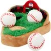 Frisco Baseball Hide & Seek Puzzle Plush Squeaky Dog Toy -Hot Sale Pet Supplies 252758 MAIN. AC SS1800 V1614373881