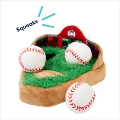 Frisco Baseball Hide & Seek Puzzle Plush Squeaky Dog Toy -Hot Sale Pet Supplies 252758 PT3. AC SS1800 V1695760895