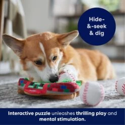 Frisco Baseball Hide & Seek Puzzle Plush Squeaky Dog Toy -Hot Sale Pet Supplies 252758 PT5. AC SS1800 V1695760990