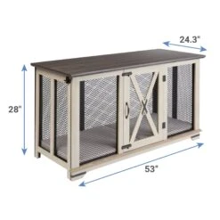 Frisco "Denver" Dog Crate Credenza & Mat Kit -Hot Sale Pet Supplies 255326 PT2. AC SS1800 V1682698710
