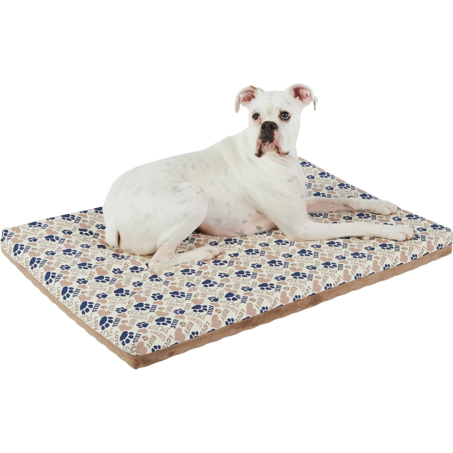 Frisco Micro Terry & Novelty Print Reversible Orthopedic Dog Crate Mat 5 Frisco Micro Terry & Novelty Print Reversible Orthopedic Dog Crate Mat - Image 3
