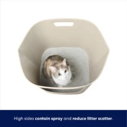 Frisco Leaf High-Sided Cat Litter Box, Large -Hot Sale Pet Supplies 258782 PT2. AC SS1800 V1675279643