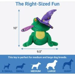 Frisco Magic Wizard Frog Plush Squeaky Dog Toy -Hot Sale Pet Supplies 265588 PT1. AC SS1800 V1623352151
