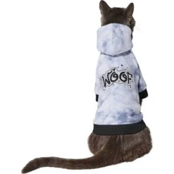 Frisco Woof Tiedye Print Dog & Cat Hoodie -Hot Sale Pet Supplies 267986 PT3. AC SS1800 V1637685733