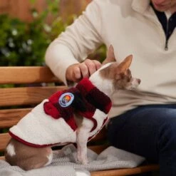 Frisco Mediumweight Red Plaid Insulated Dog & Cat Sherpa Coat -Hot Sale Pet Supplies 268320 PT8. AC SS1800 V1629836573